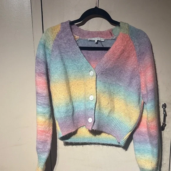 English Factory Multicolor Striped Cardigan - Picture 1 of 3